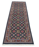 Heritage 2'5'' X 8'7'' Hand-Knotted Wool Rug 2'5'' x 8'7'' (73 X 258) / Blue / Red