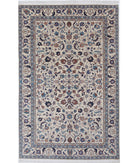 Heritage 5'0'' X 8'0'' Hand-Knotted Wool Rug 5'0'' x 8'0'' (150 X 240) / Ivory / Blue