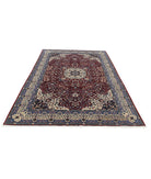 Heritage 6'0'' X 9'0'' Hand-Knotted Wool Rug 6'0'' x 9'0'' (180 X 270) / Burgundy / Ivory