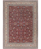 Heritage 10'1'' X 14'0'' Hand-Knotted Wool Rug 10'1'' x 14'0'' (303 X 420) / Red / Ivory