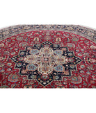 Heritage 8'0'' X 8'3'' Hand-Knotted Wool Rug 8'0'' x 8'3'' (240 X 248) / Pink / Blue