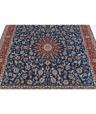 Heritage 6'6'' X 6'8'' Hand-Knotted Wool Rug 6'6'' x 6'8'' (195 X 200) / Blue / Red