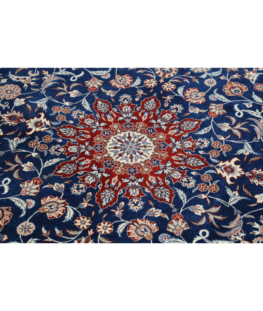 Heritage 6'6'' X 6'8'' Hand-Knotted Wool Rug 6'6'' x 6'8'' (195 X 200) / Blue / Red