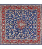 Heritage 6'6'' X 6'8'' Hand-Knotted Wool Rug 6'6'' x 6'8'' (195 X 200) / Blue / Red