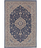 Heritage 5'11'' X 8'10'' Hand-Knotted Wool Rug 5'11'' x 8'10'' (178 X 265) / Blue / Taupe