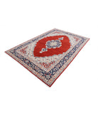 Heritage 6'0'' X 8'11'' Hand-Knotted Wool Rug 6'0'' x 8'11'' (180 X 268) / Red / Blue