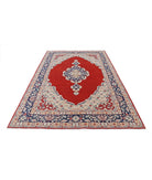 Heritage 6'0'' X 8'11'' Hand-Knotted Wool Rug 6'0'' x 8'11'' (180 X 268) / Red / Blue