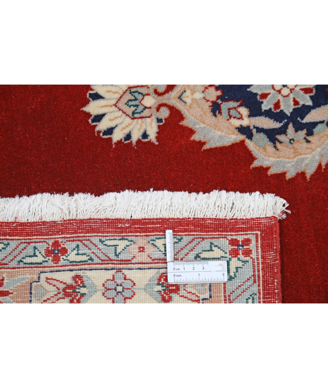 Heritage 6'0'' X 8'11'' Hand-Knotted Wool Rug 6'0'' x 8'11'' (180 X 268) / Red / Blue