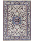 Heritage 8'1'' X 11'5'' Hand-Knotted Wool Rug 8'1'' x 11'5'' (243 X 343) / Ivory / Blue