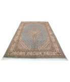 Heritage 6'1'' X 9'0'' Hand-Knotted Wool Rug 6'1'' x 9'0'' (183 X 270) / Blue / Ivory