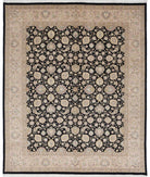 Heritage 8'3'' X 9'11'' Hand-Knotted Wool Rug 8'3'' x 9'11'' (248 X 298) / Black / Taupe