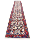 Heritage 2'10'' X 17'7'' Hand-Knotted Wool Rug 2'10'' x 17'7'' (85 X 528) / Ivory / Red