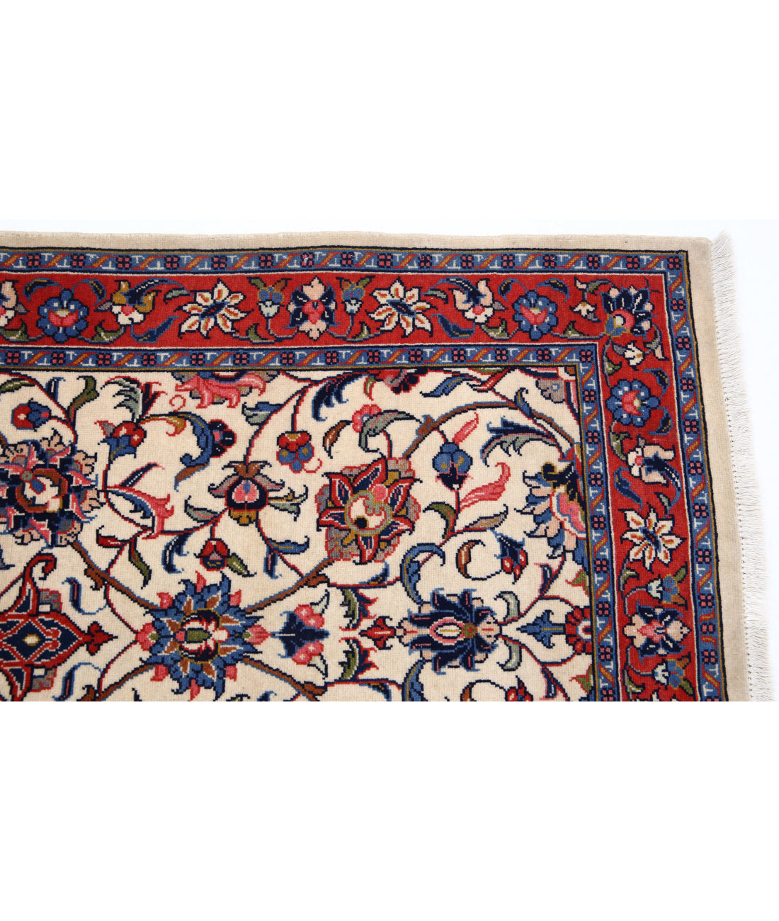 Heritage 2'10'' X 17'7'' Hand-Knotted Wool Rug 2'10'' x 17'7'' (85 X 528) / Ivory / Red