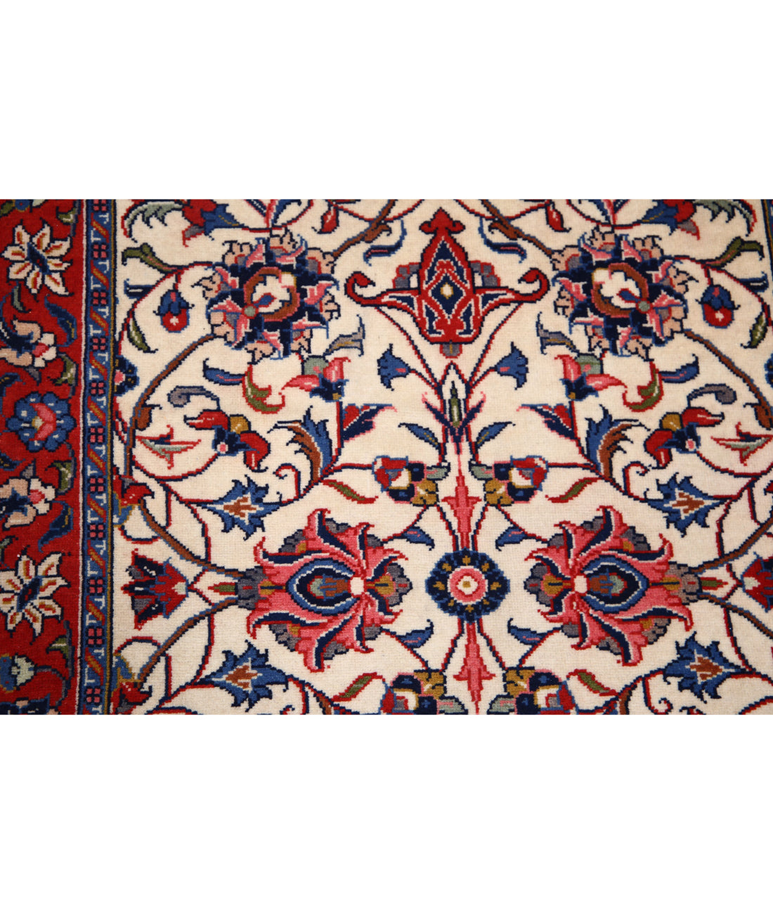 Heritage 2'10'' X 17'7'' Hand-Knotted Wool Rug 2'10'' x 17'7'' (85 X 528) / Ivory / Red