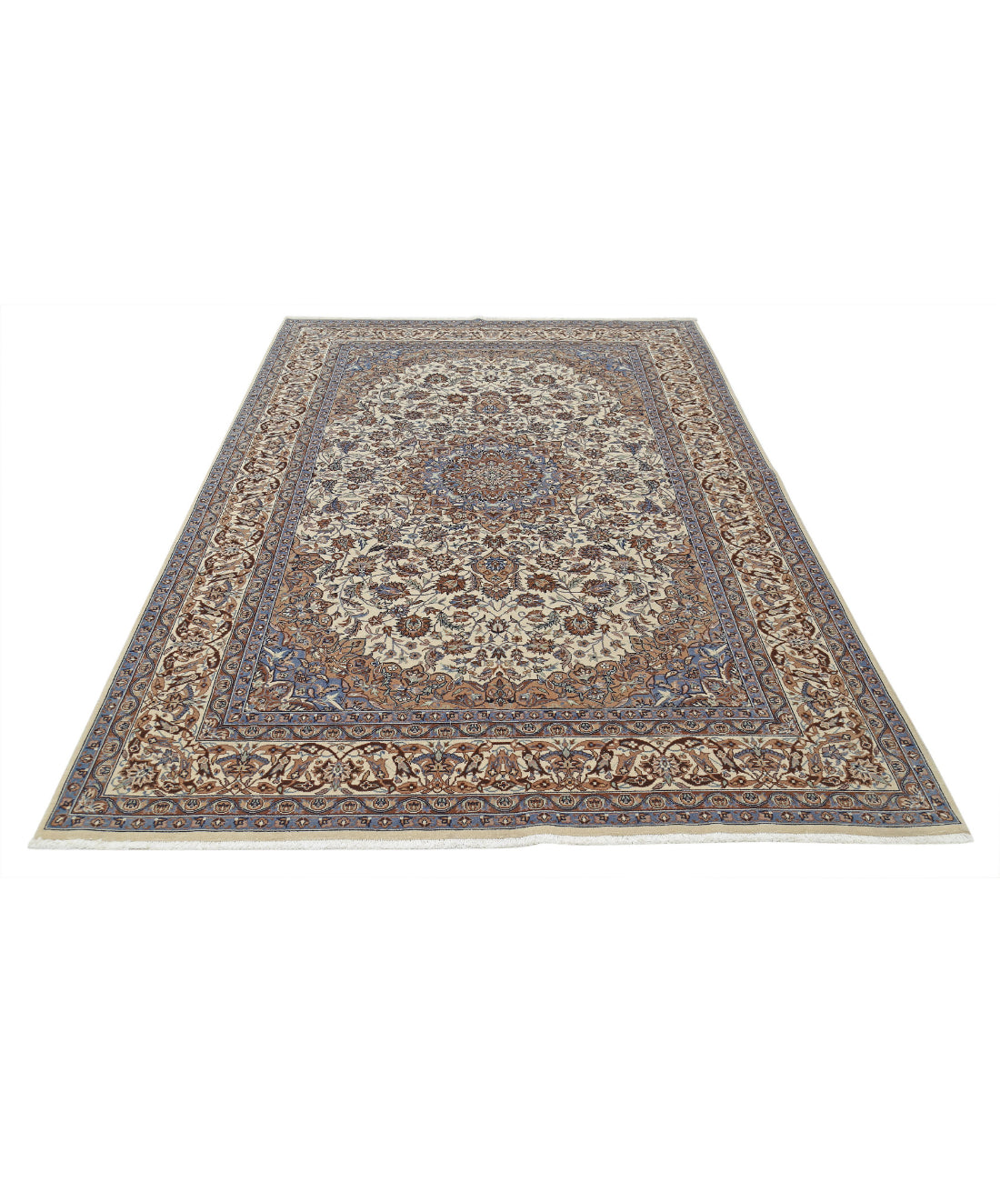 Heritage 5'11'' X 8'11'' Hand-Knotted Wool Rug 5'11'' x 8'11'' (178 X 268) / Ivory / Blue