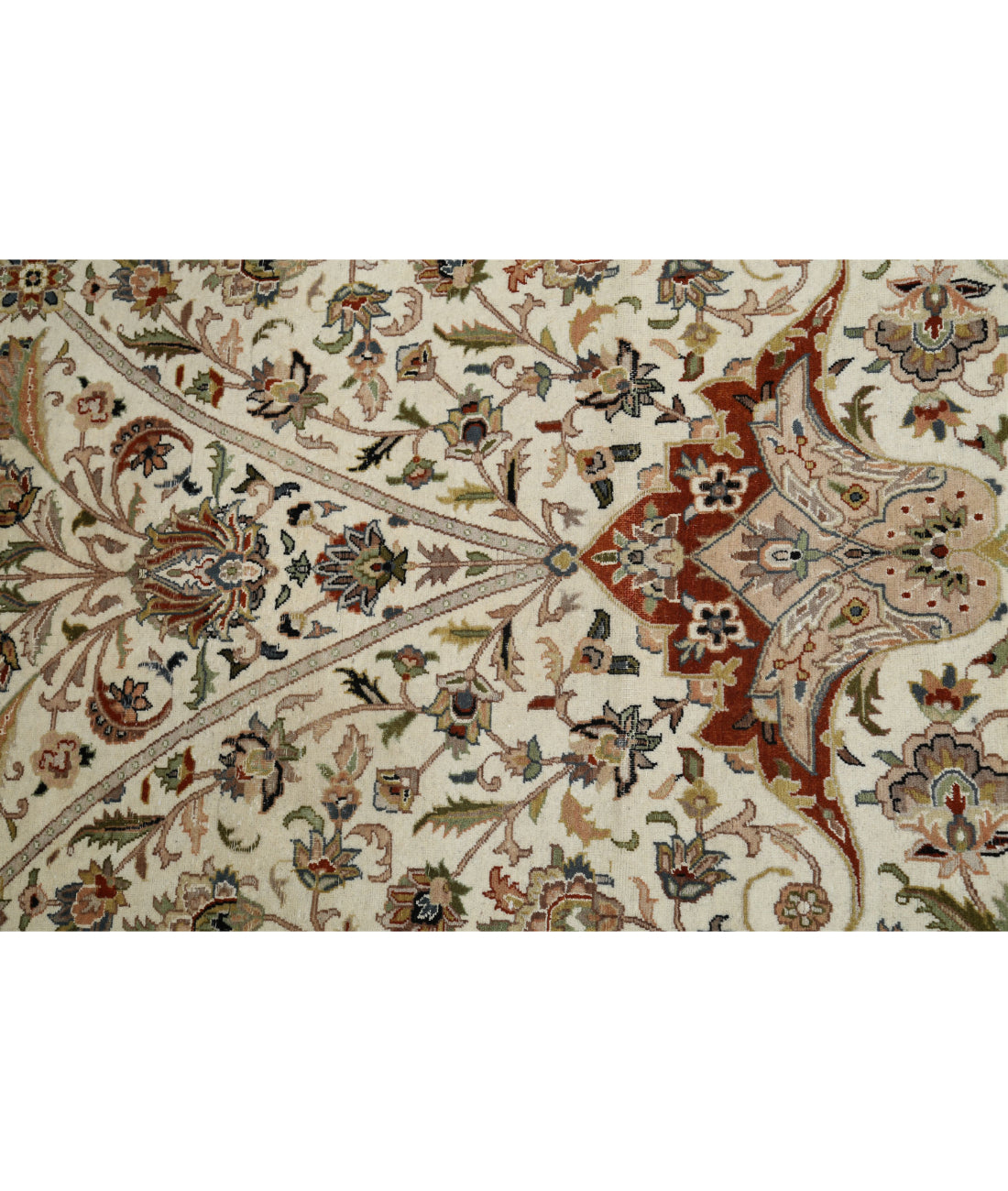 Heritage 12'0'' X 17'10'' Hand-Knotted Wool Rug 12'0'' x 17'10'' (360 X 535) / Ivory / Beige