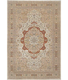 Heritage 12'0'' X 17'10'' Hand-Knotted Wool Rug 12'0'' x 17'10'' (360 X 535) / Ivory / Beige