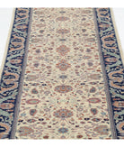 Heritage 2'7'' X 13'9'' Hand-Knotted Wool Rug 2'7'' x 13'9'' (78 X 413) / Ivory / Blue