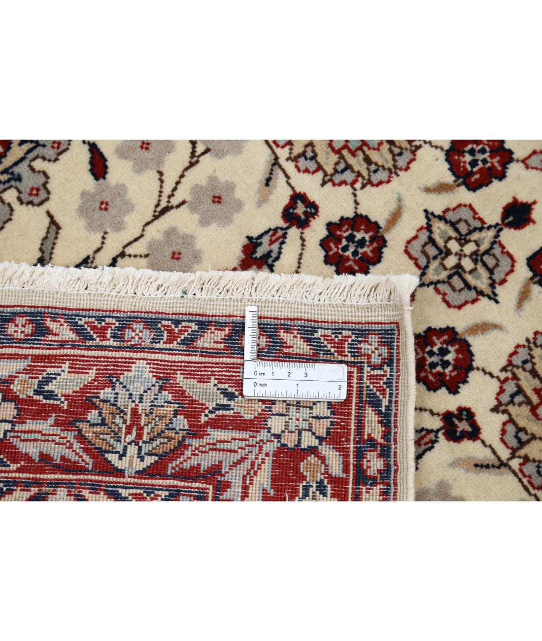 Heritage 2'6'' X 12'0'' Hand-Knotted Wool Rug 2'6'' x 12'0'' (75 X 360) / Ivory / Red