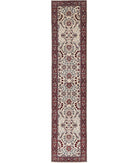 Heritage 2'6'' X 12'0'' Hand-Knotted Wool Rug 2'6'' x 12'0'' (75 X 360) / Ivory / Red