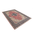 Heritage 6'0'' X 8'11'' Hand-Knotted Wool Rug 6'0'' x 8'11'' (180 X 268) / Pink / Blue