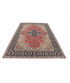 Heritage 6'0'' X 8'11'' Hand-Knotted Wool Rug 6'0'' x 8'11'' (180 X 268) / Pink / Blue