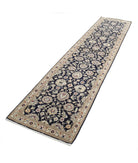 Heritage 2'7'' X 11'1'' Hand-Knotted Wool Rug 2'7'' x 11'1'' (78 X 333) / Blue / Tan