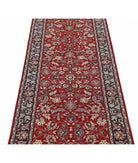 Heritage 2'6'' X 12'1'' Hand-Knotted Wool Rug 2'6'' x 12'1'' (75 X 363) / Red / Blue