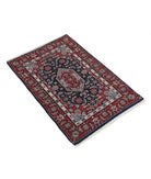 Heritage 2'0'' X 3'0'' Hand-Knotted Wool Rug 2'0'' x 3'0'' (60 X 90) / Blue / Red