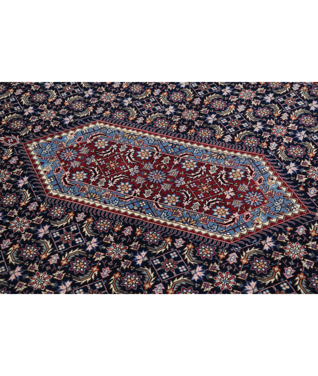 Heritage 6'0'' X 9'0'' Hand-Knotted Wool Rug 6'0'' x 9'0'' (180 X 270) / Blue / Red