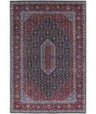 Heritage 6'0'' X 9'0'' Hand-Knotted Wool Rug 6'0'' x 9'0'' (180 X 270) / Blue / Red