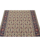 Heritage 4'0'' X 6'1'' Hand-Knotted Wool Rug 4'0'' x 6'1'' (120 X 183) / Ivory / Blue