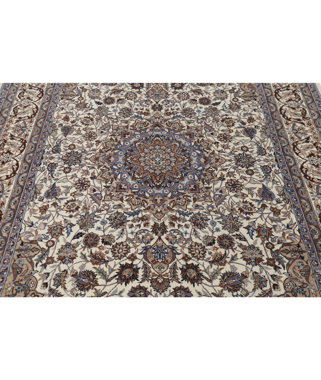 Heritage 5'11'' X 9'0'' Hand-Knotted Wool Rug 5'11'' x 9'0'' (178 X 270) / Ivory / Taupe