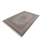 Heritage 6'1'' X 9'0'' Hand-Knotted Wool Rug 6'1'' x 9'0'' (183 X 270) / Ivory / Blue