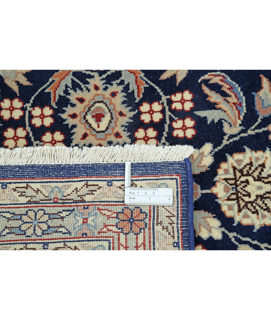 Heritage 8'0'' X 9'10'' Hand-Knotted Wool Rug 8'0'' x 9'10'' (240 X 295) / Blue / Red