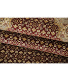 Heritage 2'7'' X 20'3'' Hand-Knotted Wool-Silk Rug 2'7'' x 20'3'' (78 X 608) / Red / Black