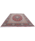 Heritage 9'1'' X 12'1'' Hand-Knotted Wool-Silk Rug 9'1'' x 12'1'' (273 X 363) / Red / Blue
