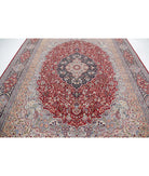 Heritage 9'1'' X 12'1'' Hand-Knotted Wool-Silk Rug 9'1'' x 12'1'' (273 X 363) / Red / Blue