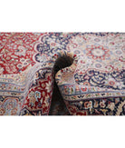 Heritage 9'1'' X 12'1'' Hand-Knotted Wool-Silk Rug 9'1'' x 12'1'' (273 X 363) / Red / Blue