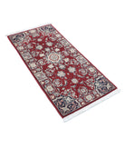 Heritage 2'0'' X 4'2'' Hand-Knotted Wool Rug 2'0'' x 4'2'' (60 X 125) / Red / Ivory
