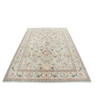 Heritage 5'10'' X 8'9'' Hand-Knotted Wool Rug 5'10'' x 8'9'' (175 X 263) / Green / Ivory