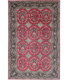 Heritage 5'10'' X 9'3'' Hand-Knotted Wool Rug 5'10'' x 9'3'' (175 X 278) / Red / Black