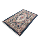 Heritage 3'10'' X 5'9'' Hand-Knotted Wool Rug 3'10'' x 5'9'' (115 X 173) / Green / Ivory