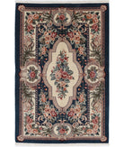 Heritage 3'10'' X 5'9'' Hand-Knotted Wool Rug 3'10'' x 5'9'' (115 X 173) / Green / Ivory