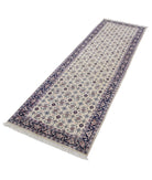 Heritage 2'7'' X 7'11'' Hand-Knotted Wool Rug 2'7'' x 7'11'' (78 X 238) / Ivory / Blue