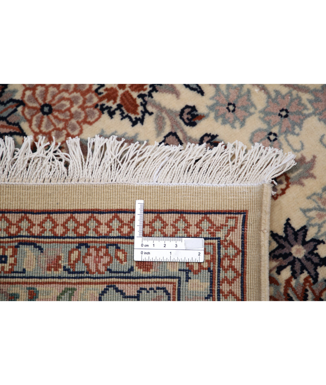 Heritage 6'1'' X 9'2'' Hand-Knotted Wool Rug 6'1'' x 9'2'' (183 X 275) / Ivory / Grey