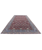 Heritage 9'0'' X 17'9'' Hand-Knotted Wool Rug 9'0'' x 17'9'' (150 X 210) / Red / Blue