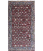 Heritage 9'0'' X 17'9'' Hand-Knotted Wool Rug 9'0'' x 17'9'' (150 X 210) / Red / Blue