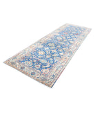 Heritage 4'0'' X 12'0'' Hand-Knotted Wool Rug 4'0'' x 12'0'' (60 X 125) / Blue / Ivory