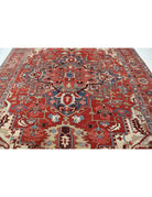 Heriz 9' 10" X 12' 2" Hand-Knotted Wool Rug 9' 10" X 12' 2" (300 X 371) / Red / Ivory